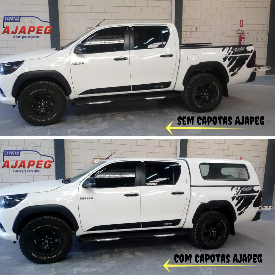 Capotas para Toyota Hilux Cabine Dupla Nova