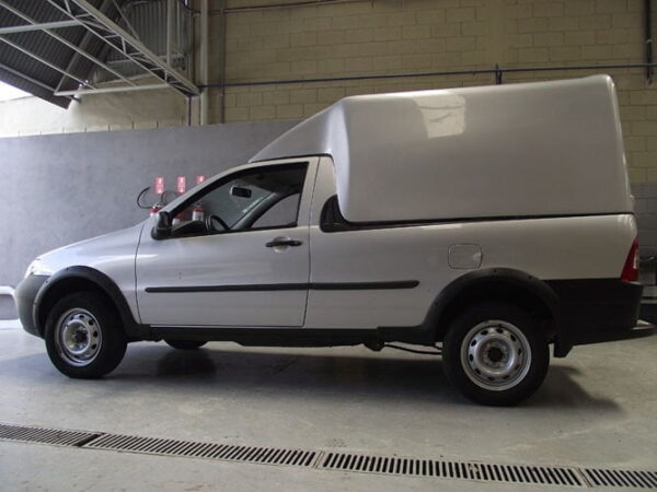 Capotas para Fiat Strada Cabine Simples Baú 1998 a 2013 - Imagem 2